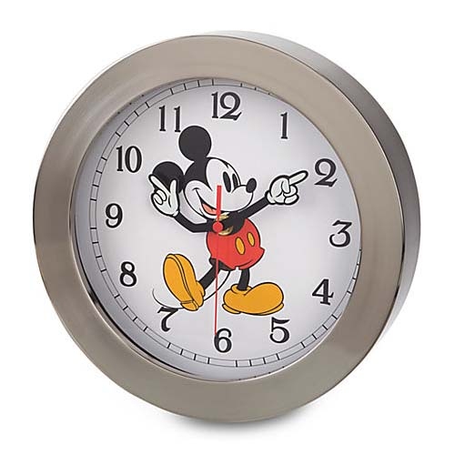 Generic Modern Design Mickey Mouse Big Digit 3D Wall Clock Home Decor Decoration(RED)