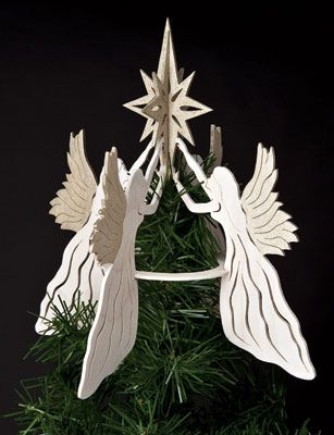 How to make an angel christmas tree topper