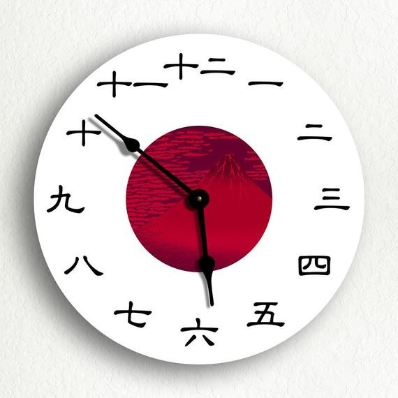 Japanese wall clock