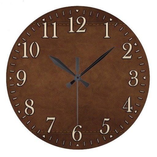 Leather wall clocks 21