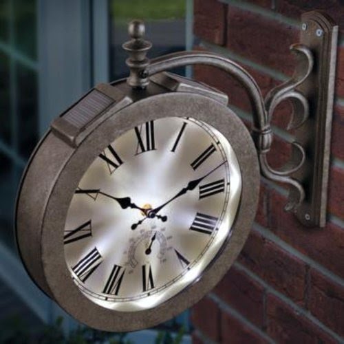 Outdoor Clock And Thermometer - Foter