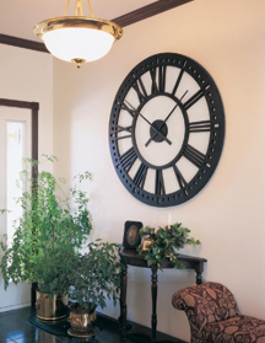 Oversized wall clock same clock different view