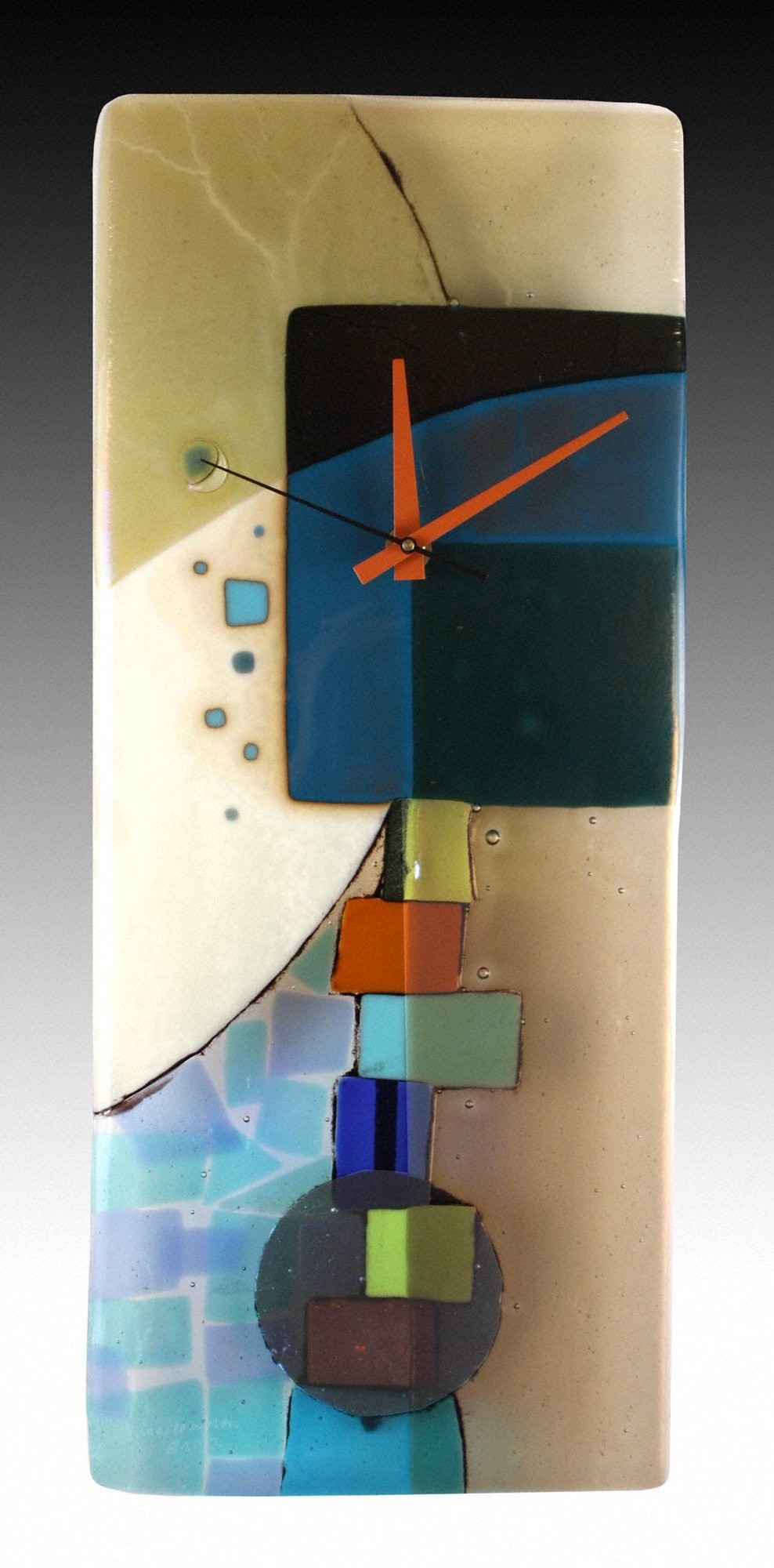 Stained glass clocks