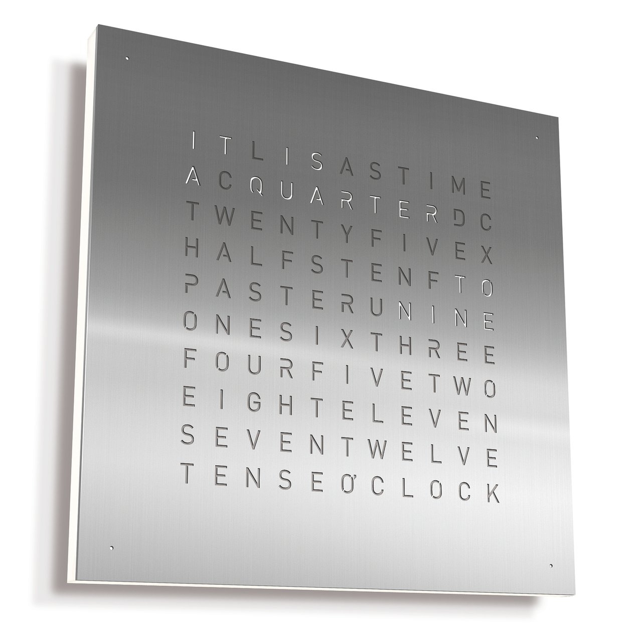 Stainless steel clocks contemporary