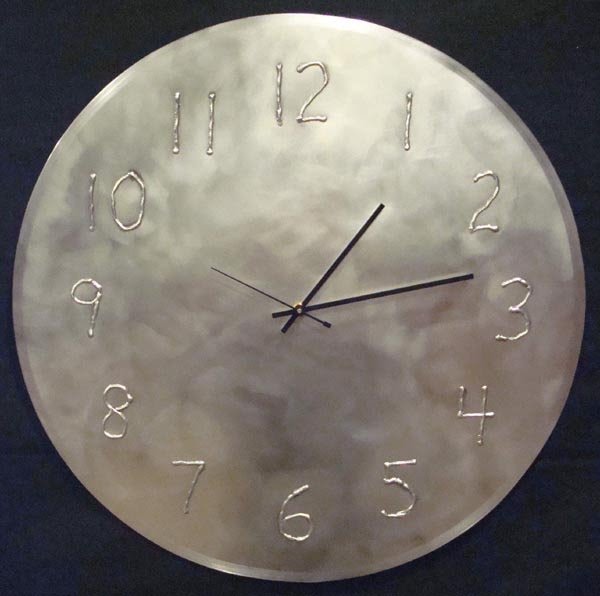 Stainless wall clock