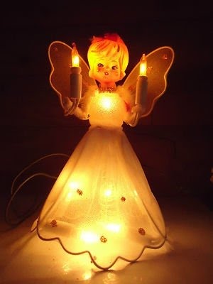 Vintage Noma Heavenly Angel Lighted Christmas Tree Topper Product 1491 W Box