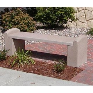 Lowes cement deals garden bench