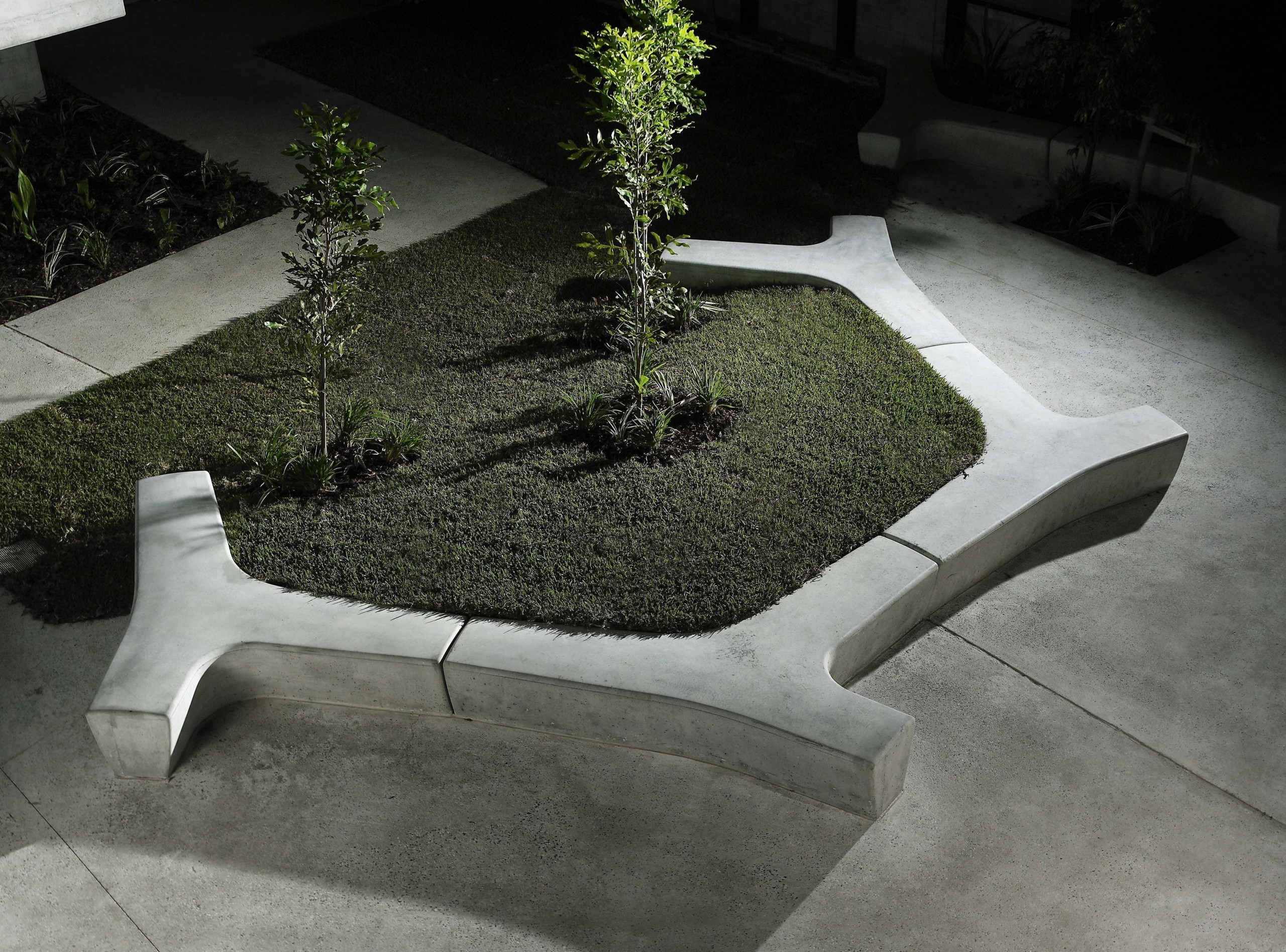 Concrete park benches 27