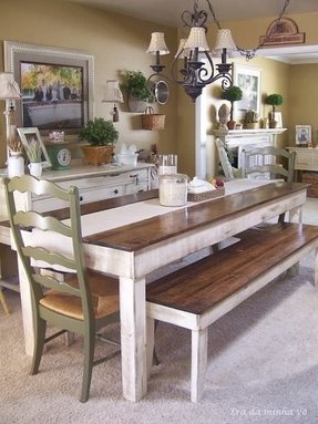 Farmhouse Kitchen Table Sets - Foter