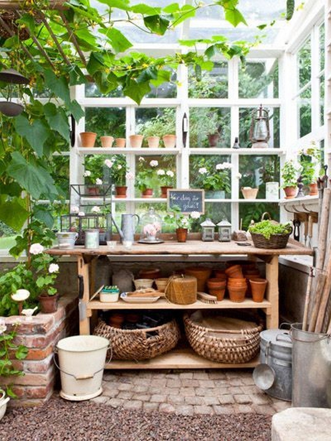 Greenhouse benches 3