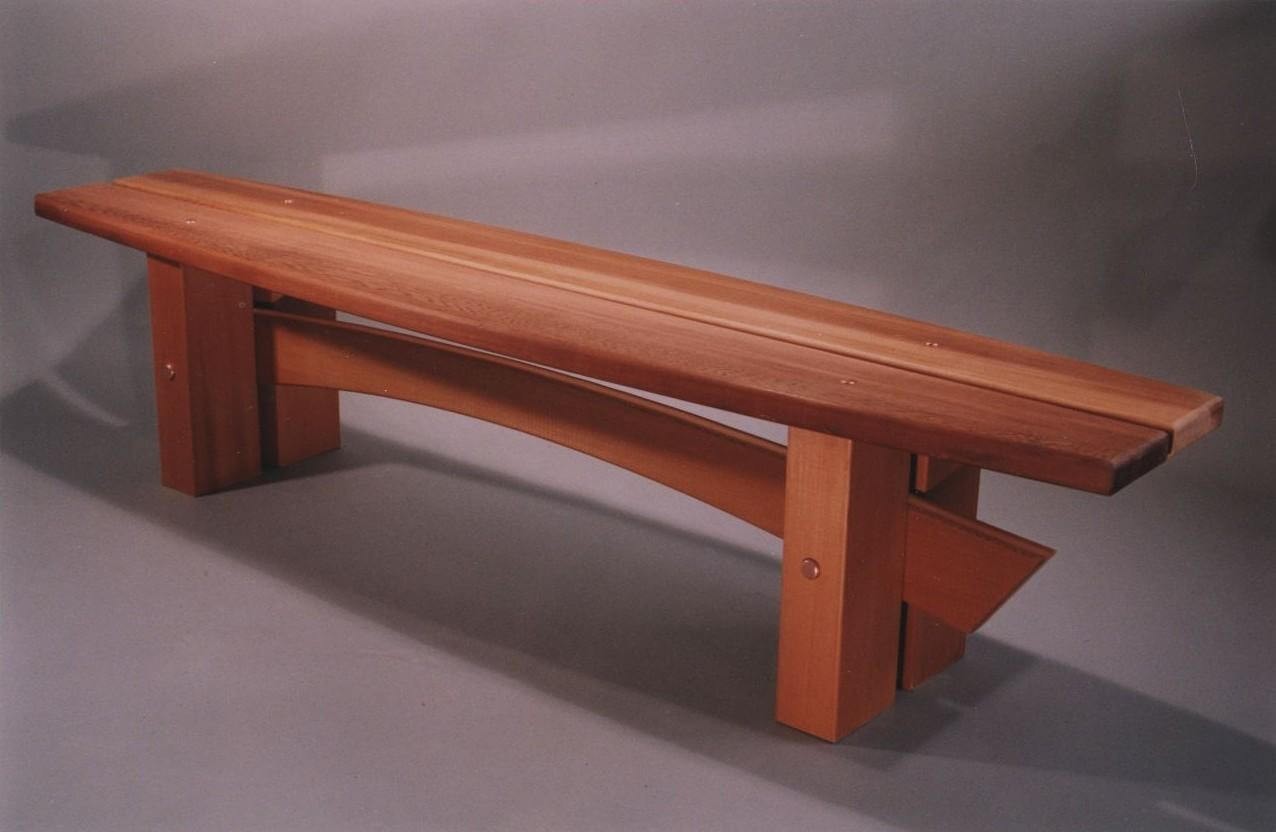 Indoor Living Room Wooden Bench With Back