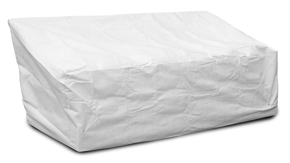 KoverRoos DuPont Tyvek 26450 Deep 3-Seat Glider/Lounge Cover, 89-Inch Width by 36-Inch Diameter by 33-Inch Height, White