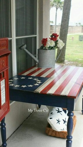 Hand Painted Bench - Foter