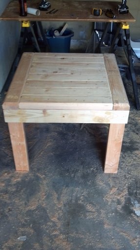 Patio Side Tables Foter Patio Ottomans 4