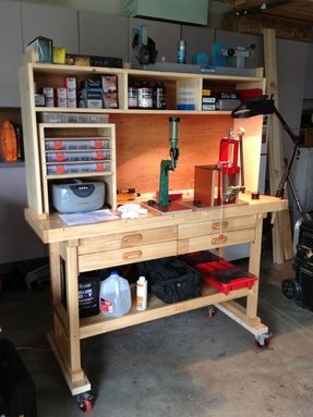 portable reloading table.