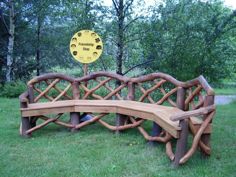 Rustic outdoor furniture coppice creations rustic garden furniture and fencing