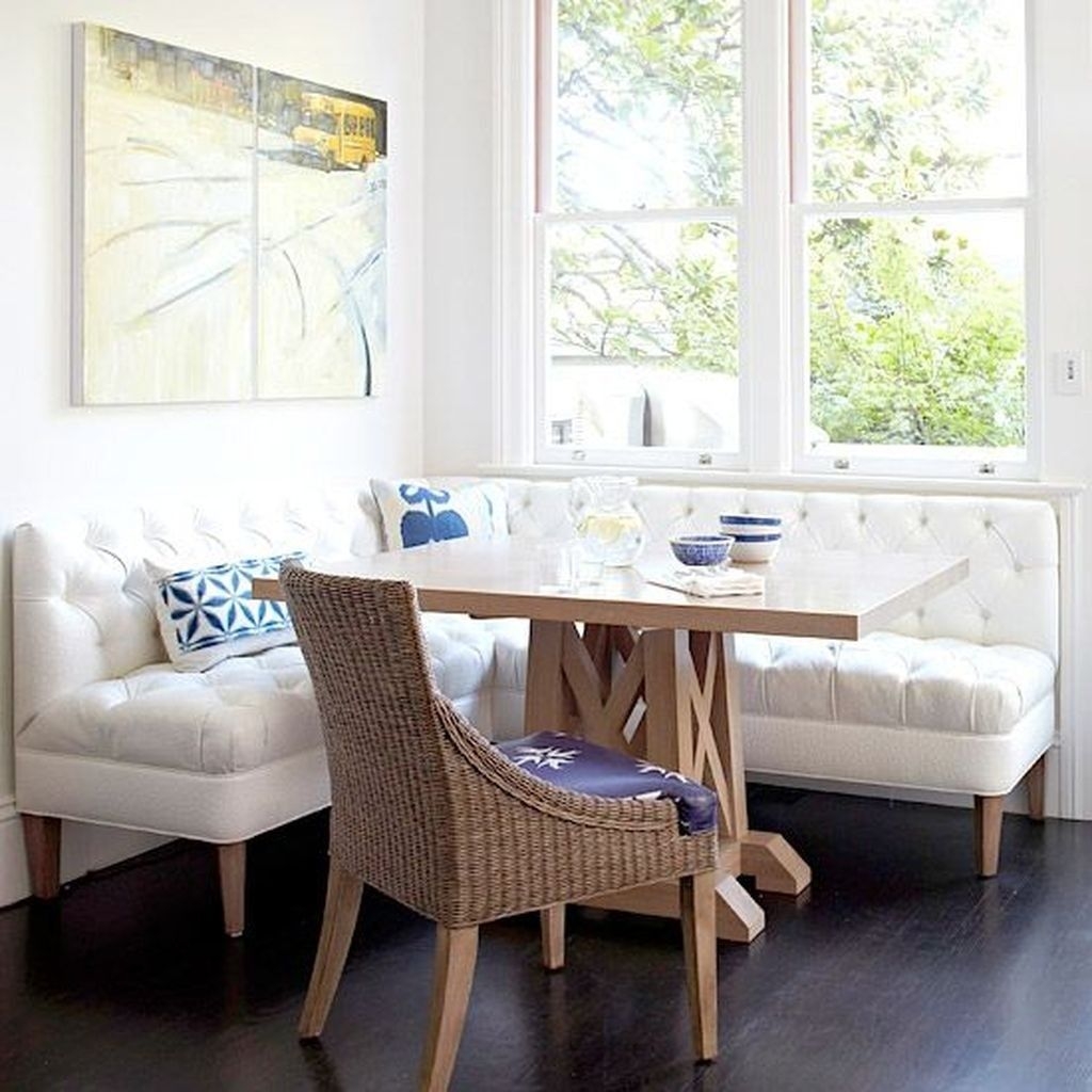 upholstered breakfast nook bench