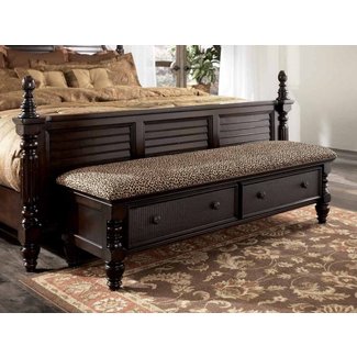foot of bed storage ottoman