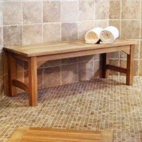 teak bath seat