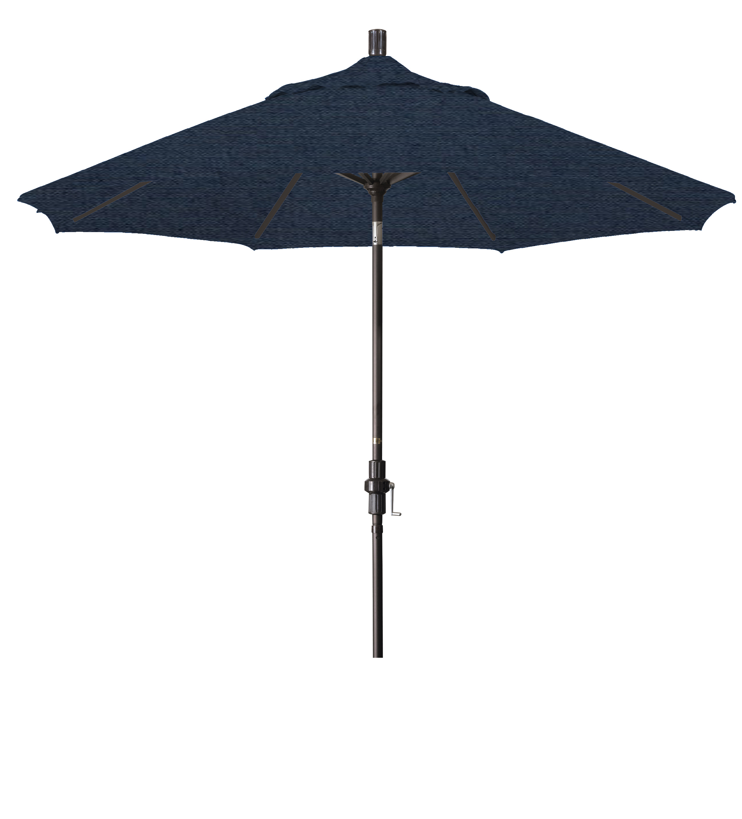 Family spaces market patio umbrella in pacific blue