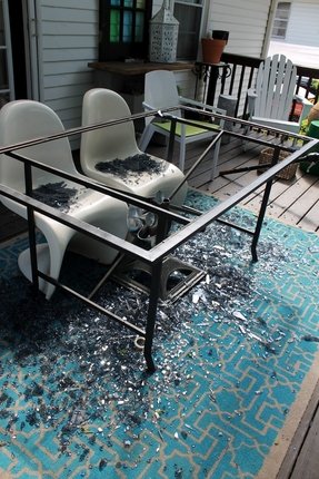 Glass Patio Tables Ideas On Foter