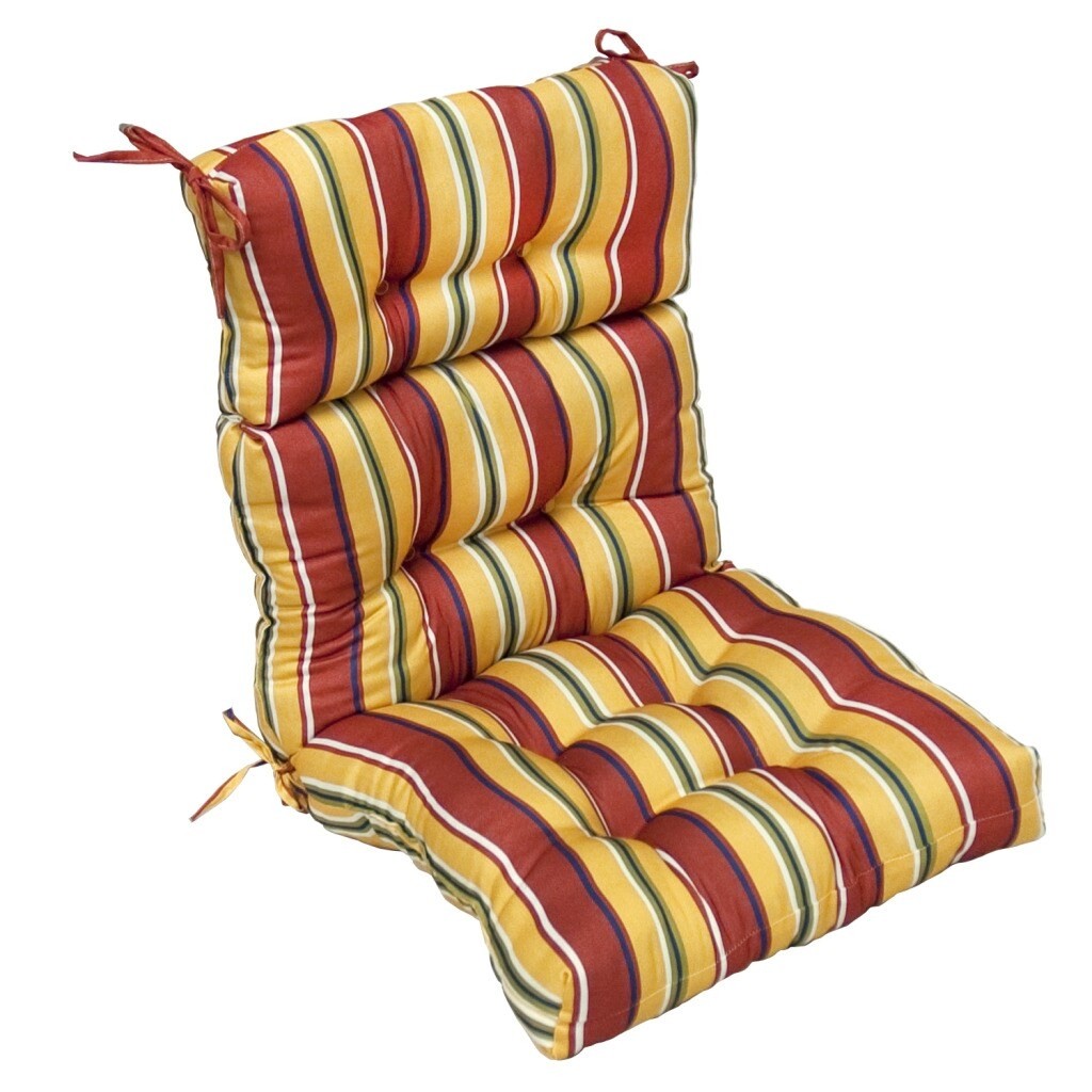 Outdoor high back chair cushion 21