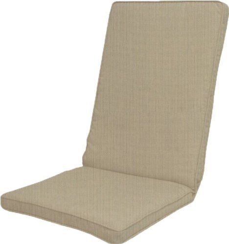 Paradise Cushions WD05HB High Back Chair Cushion with Box Double Welt Design for Wood Furniture, Spectrum Sand