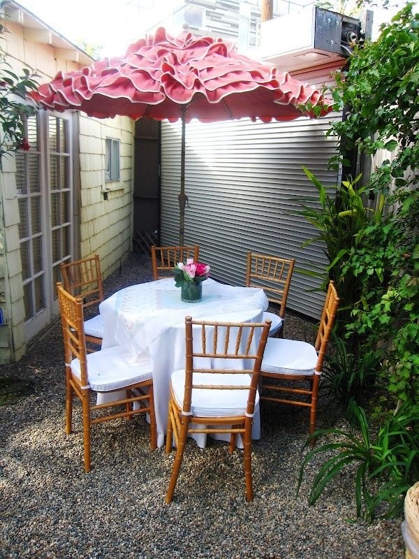 Pink patio umbrellas 6