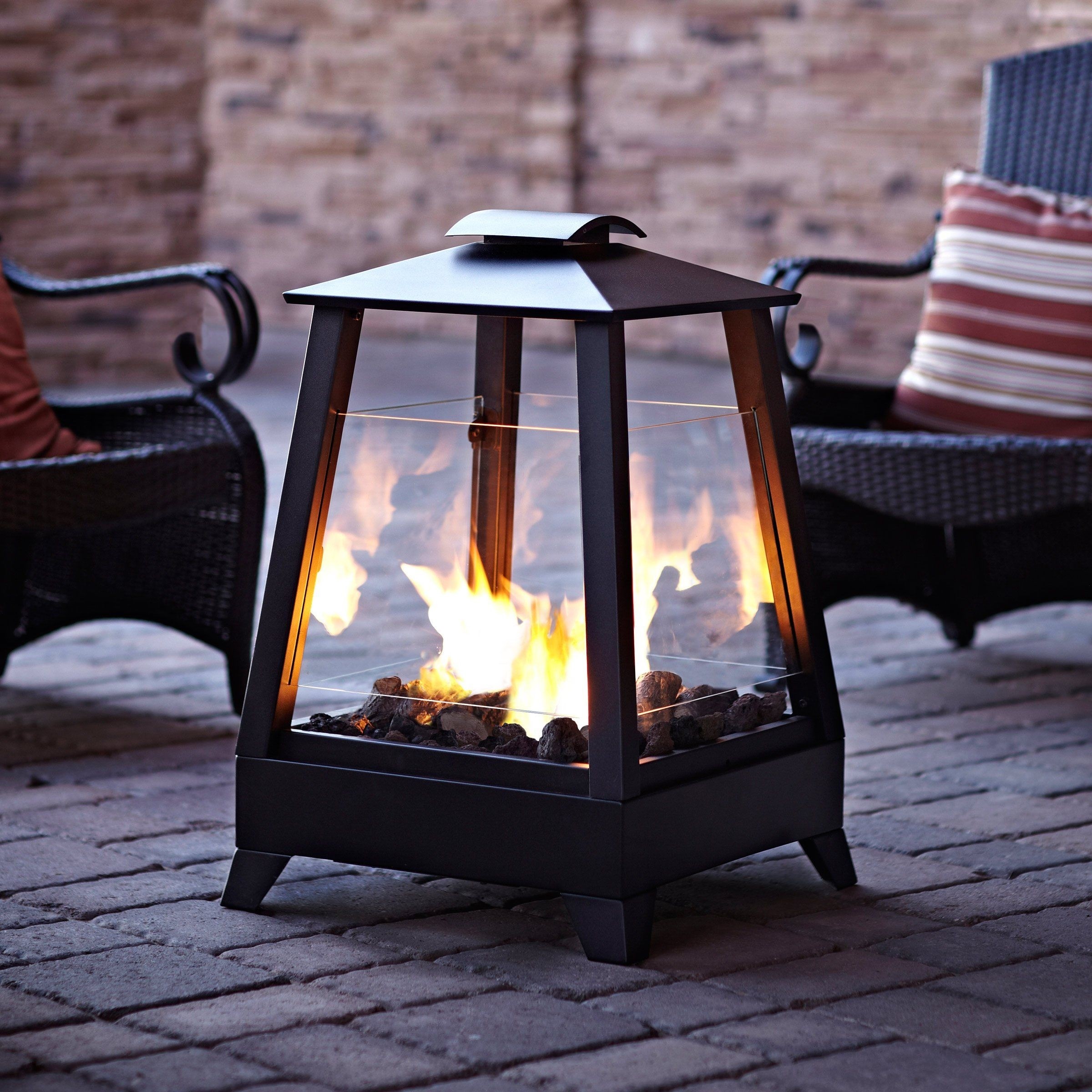 Portable fireplace outdoor