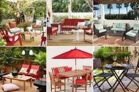 Red Patio Furniture Sets - Foter