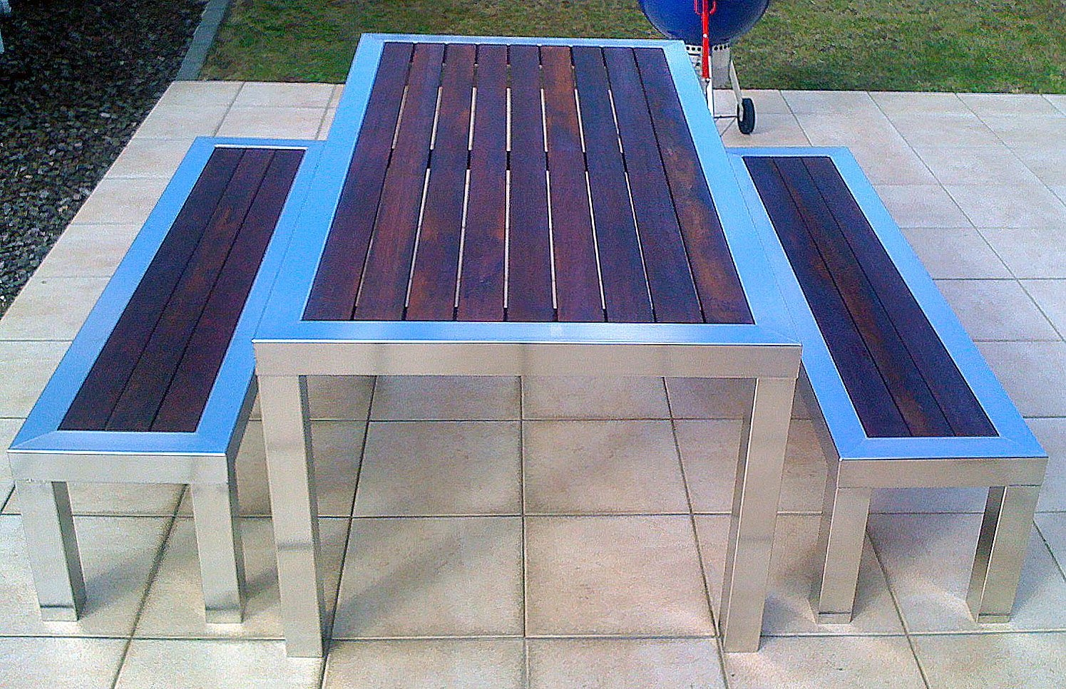 Stainless steel patio tables 2