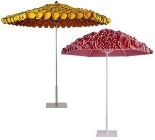 ruffled patio umbrella