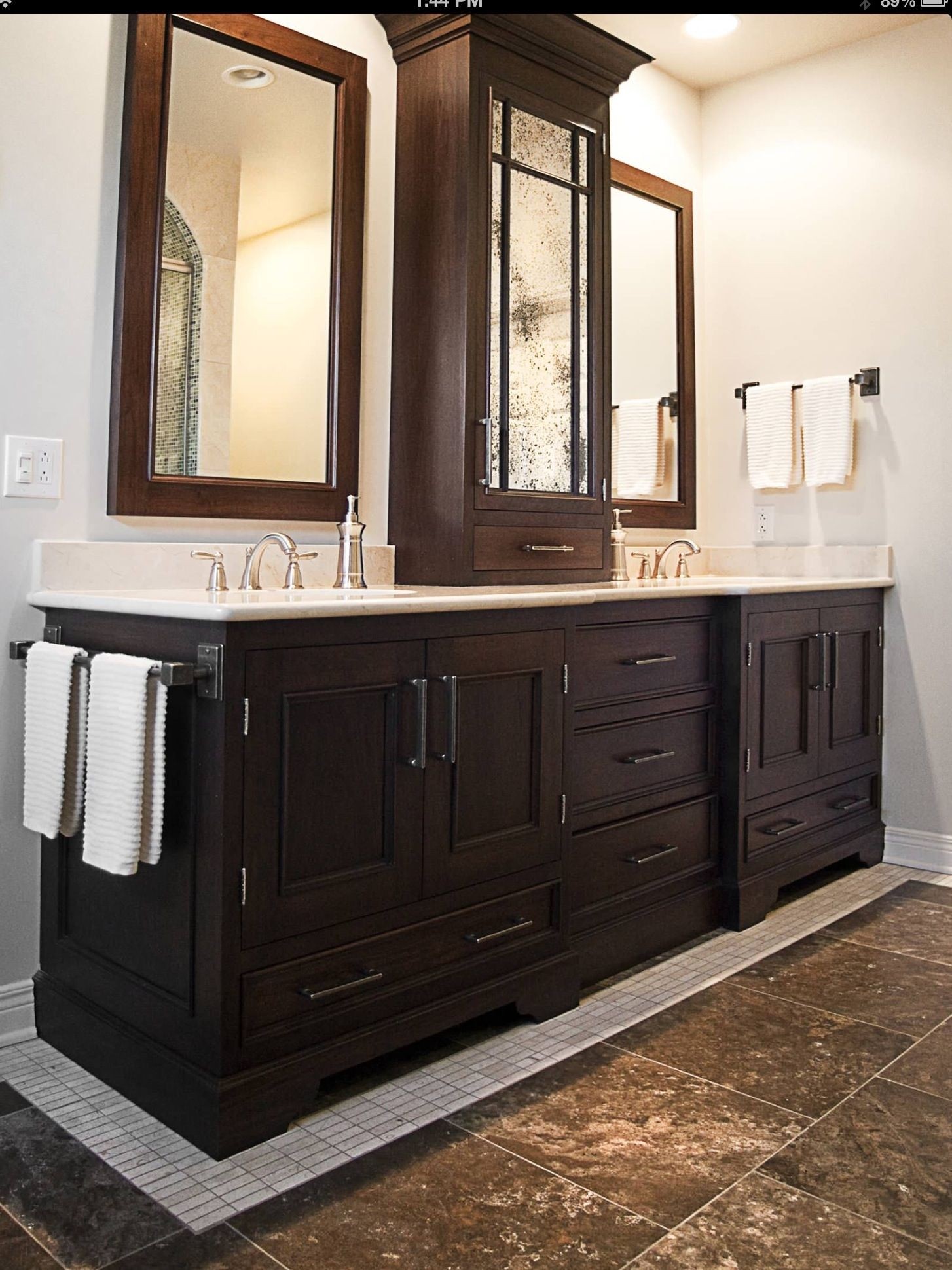 Dark Wood Bathroom Storage Semis Online