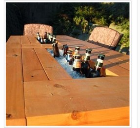 Outdoor Bar Height Table - Foter