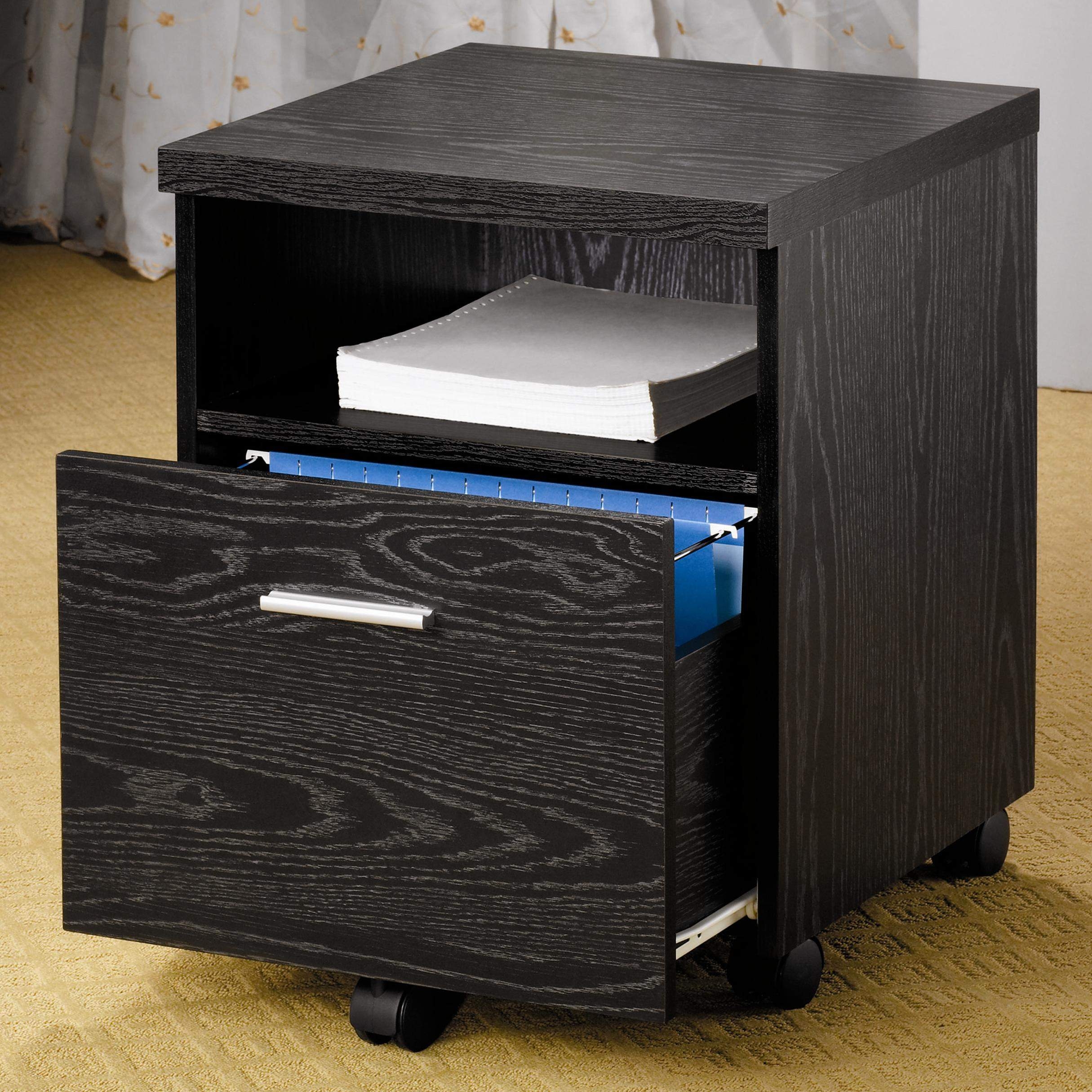 Cascade 1-Drawer Mobile File Cabinet