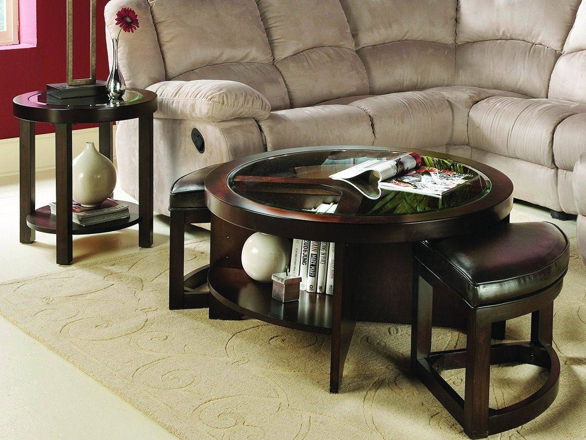 Center table with ottoman