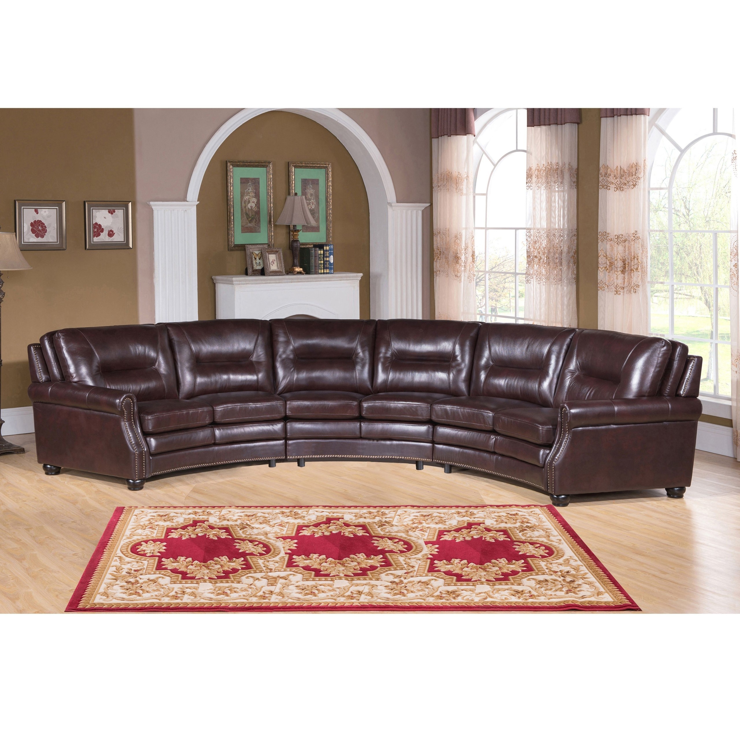 Curved modern sectional