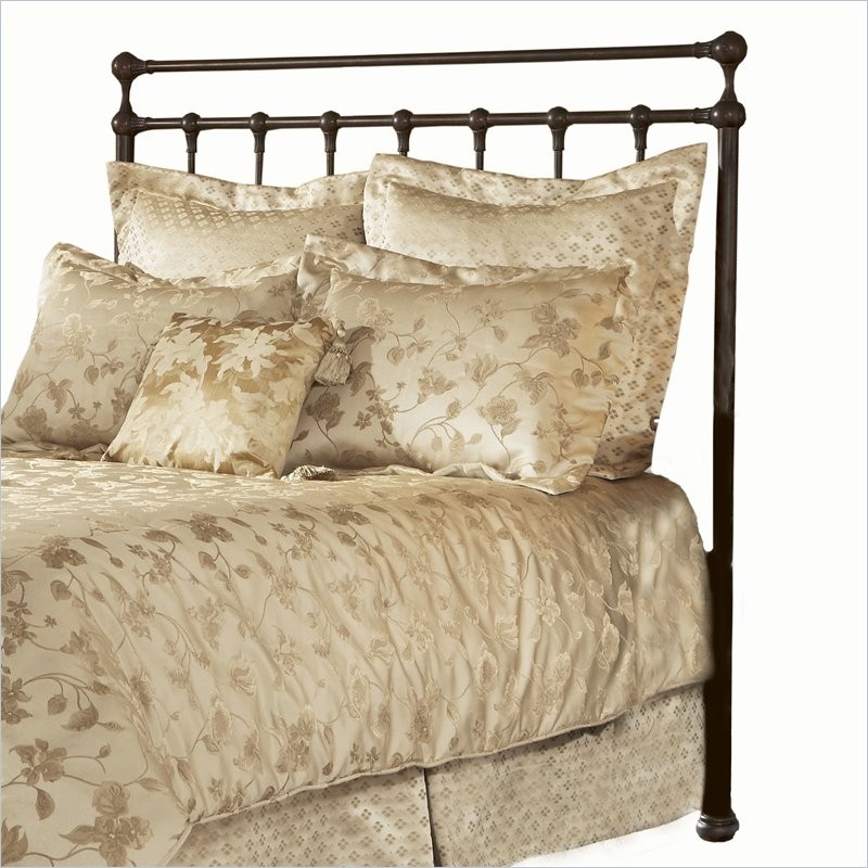 Fashion bed group langley wrought iron headboard