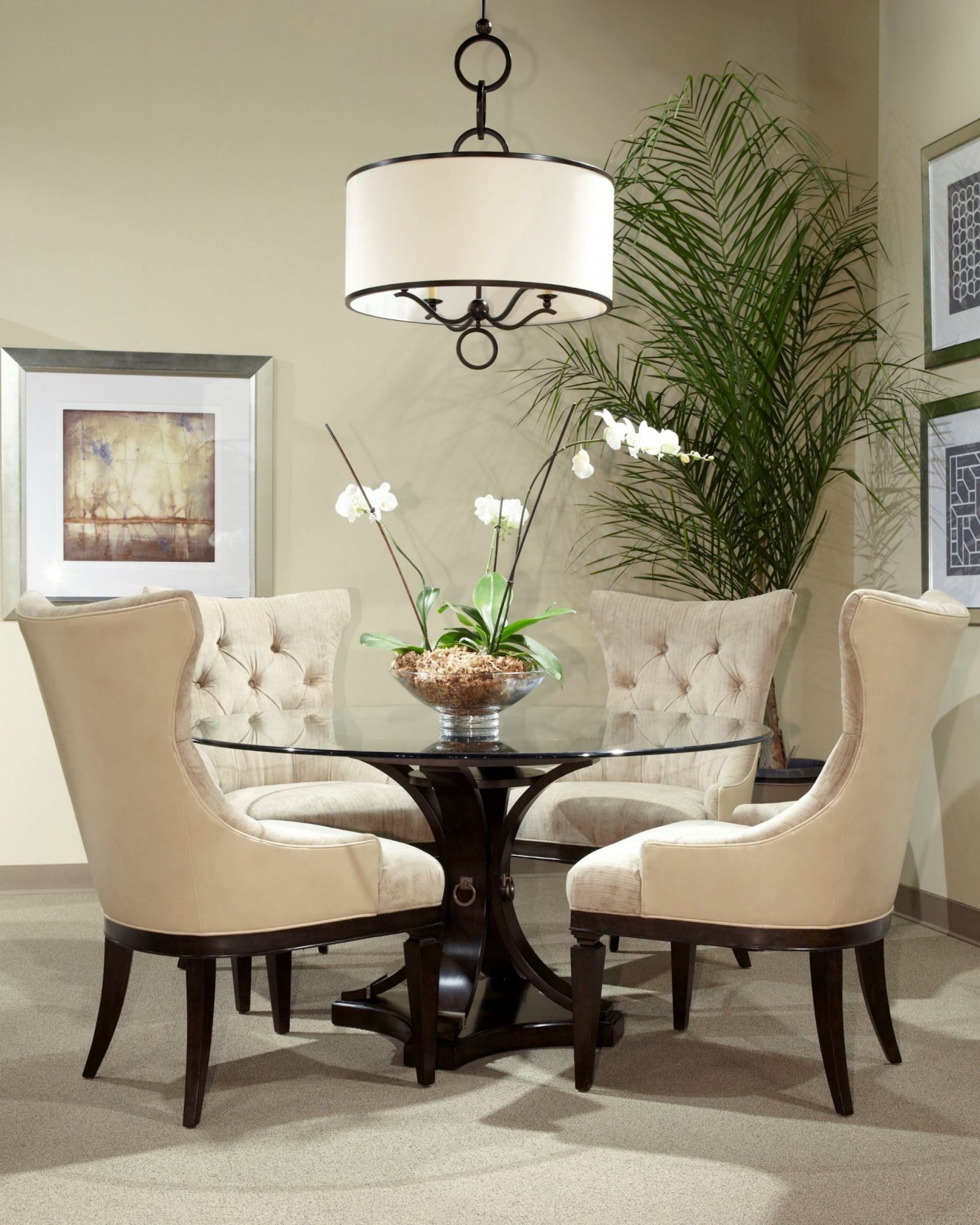 designer dining room table and chairs