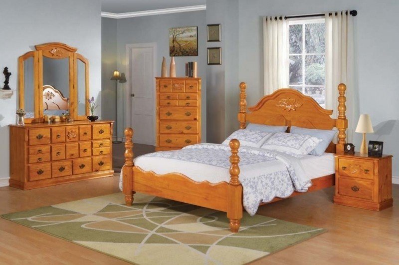 bedroom colors that look nice with oak furniture