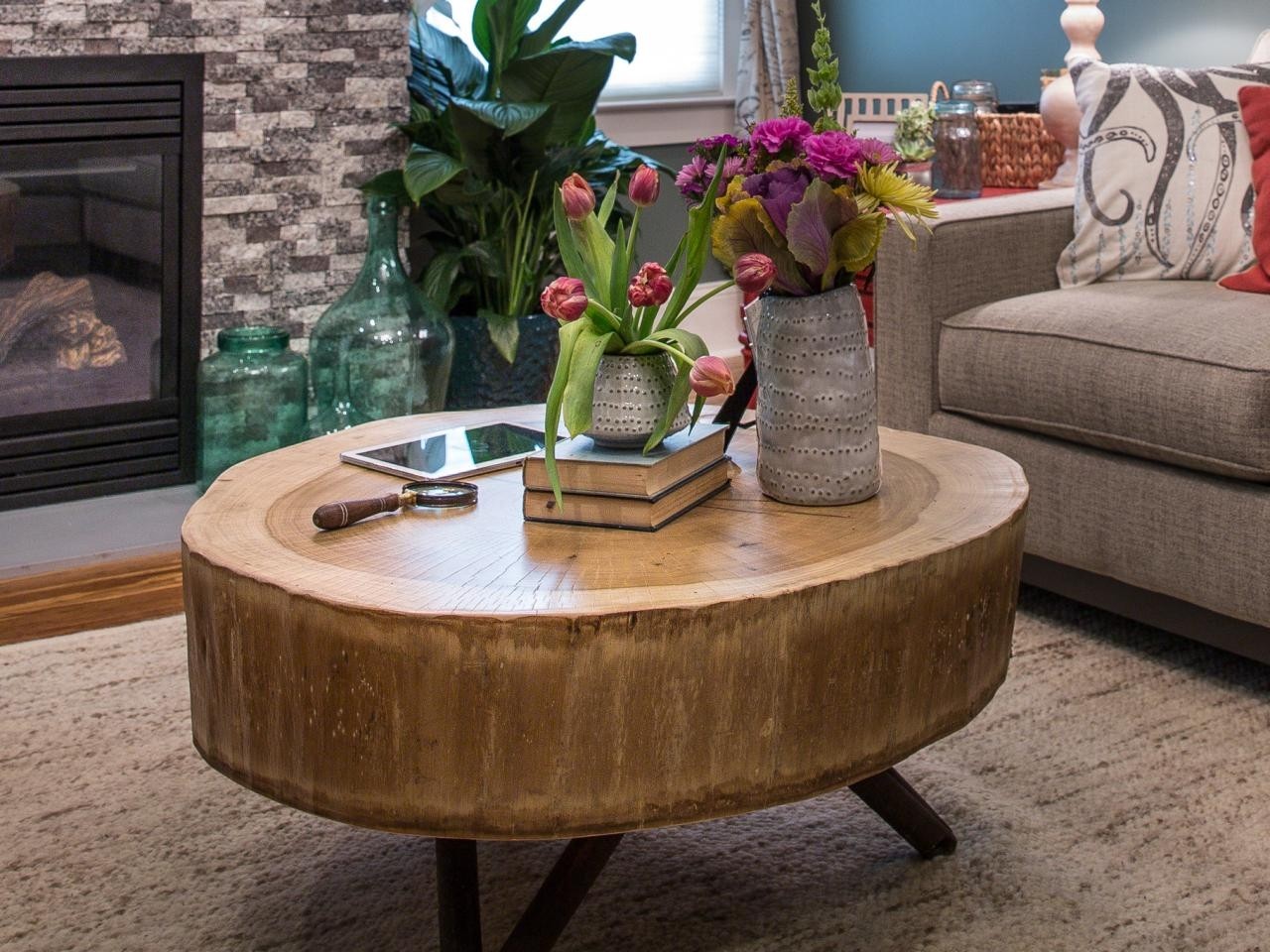 How to build a round coffee table