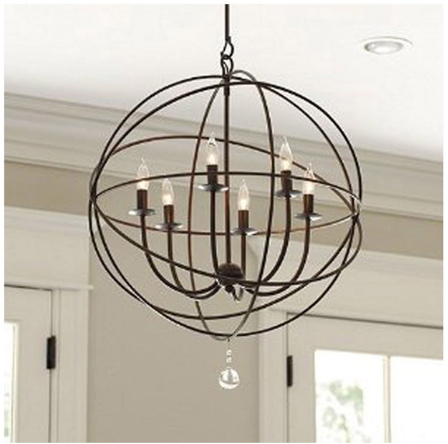 Large black entry deals chandelier