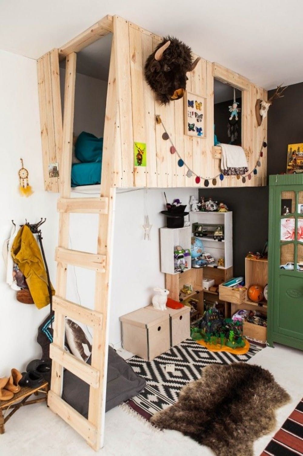 loft bed boys room