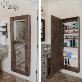 Wall Mirror With Jewelry Storage Ideas On Foter