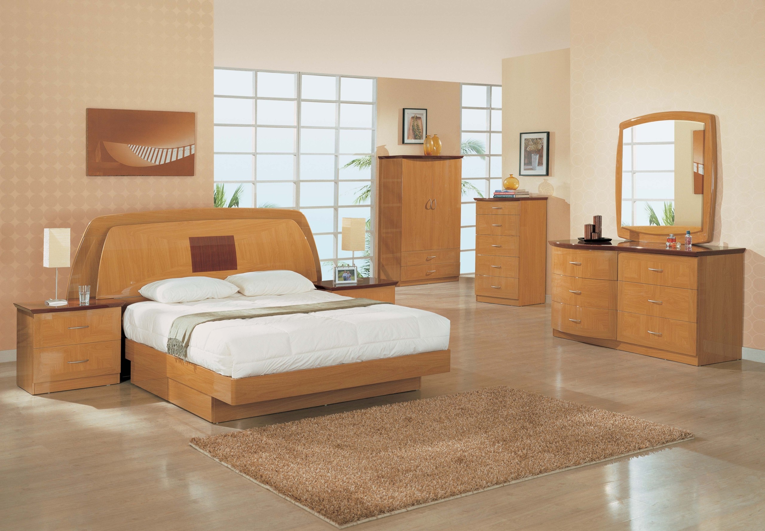 Oak bedroom furniture sets