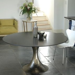 Contemporary Pedestal Dining Table - Foter