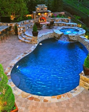 Pool With Hot Tub Ideas On Foter