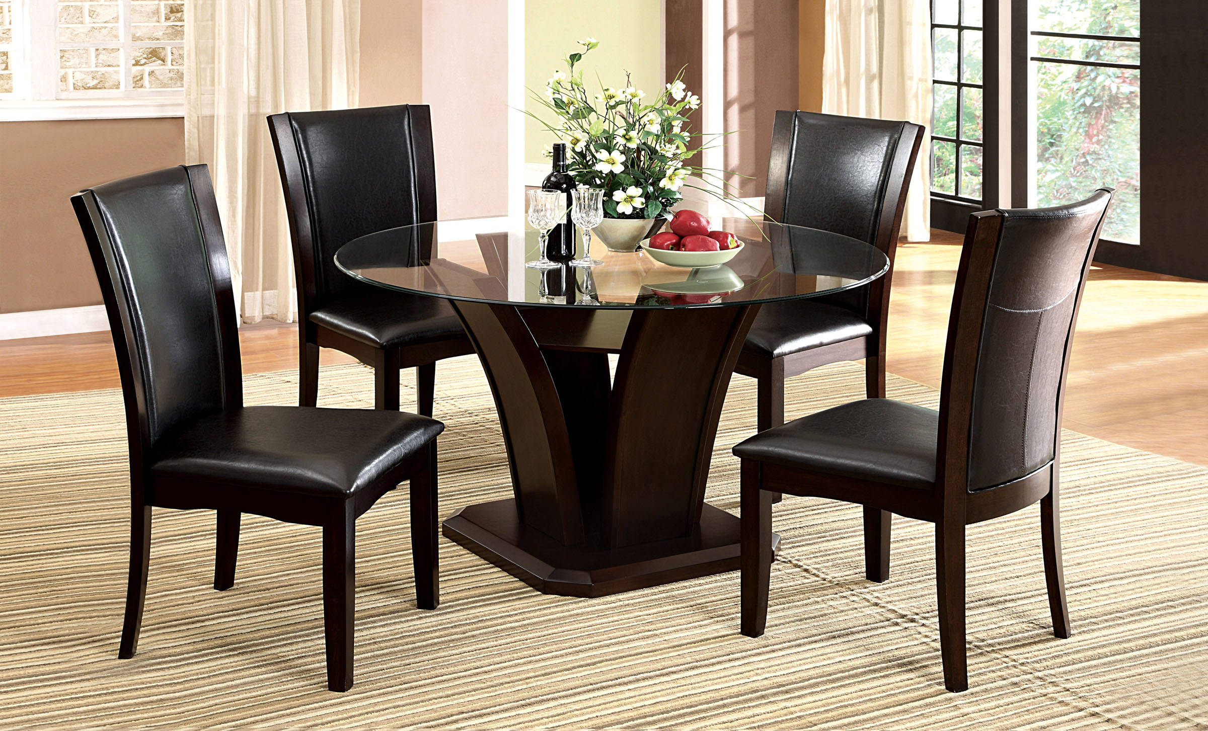 48 inches round or oval kitchen table set