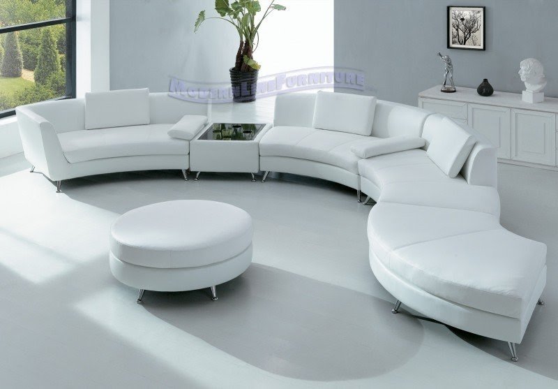S shaped sectional sofa