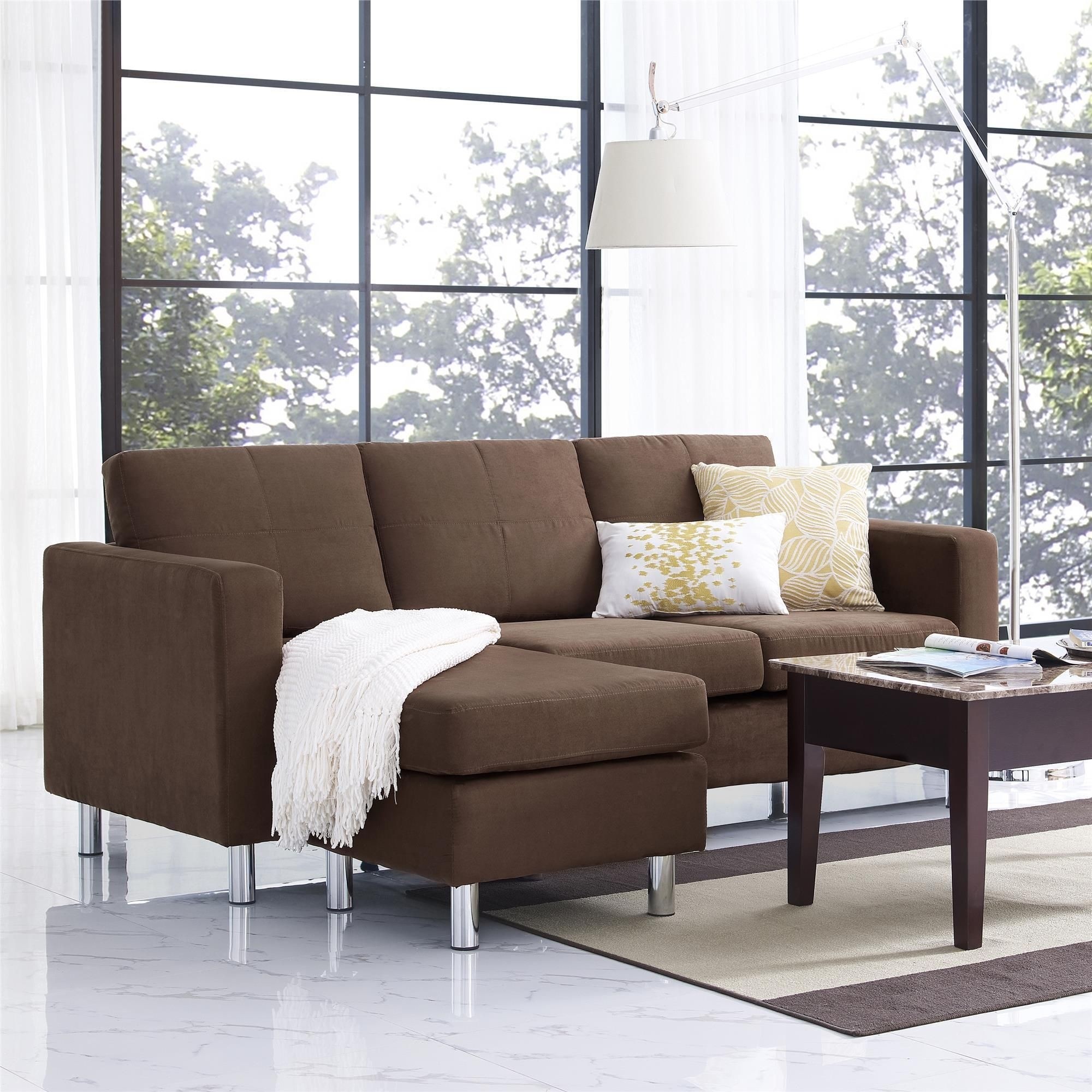 Small Spaces Sectional Chaise Sofa